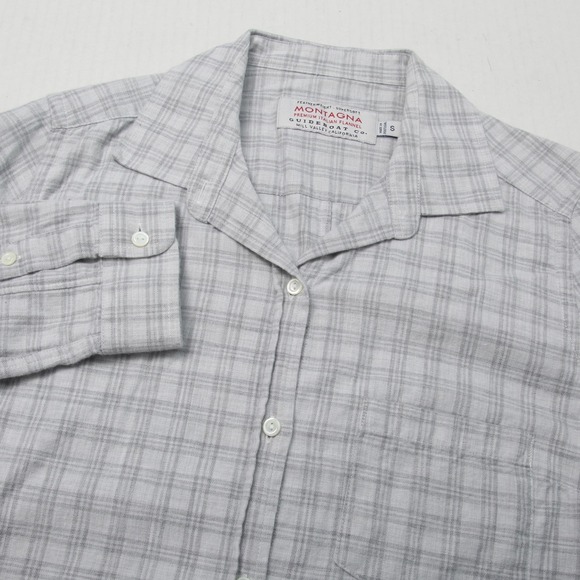Tops - Guideboat Montagna Shirt Womens Small Plaid Flannel Featherweight Italian